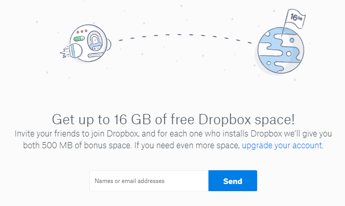 Dropbox Referral Program