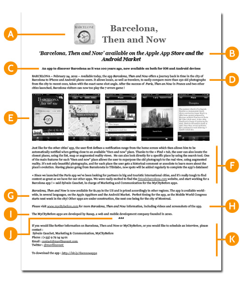 App Launch Press Release Template