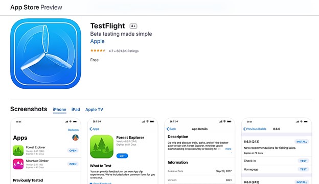 TestFlight App for Beta Testing