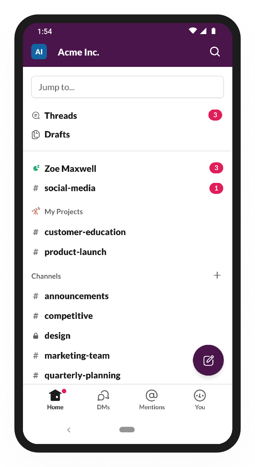 Slack Mobile App